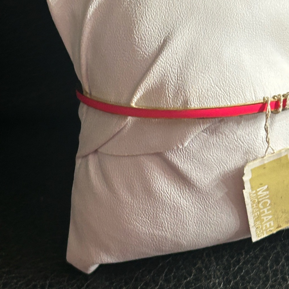 Michael Kors Pink Enamel and Gold Buckle Design Bracelet - Picture 8 of 16